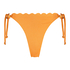 Braguita de Bikini Cheeky Tanga Scallop Lurex, Naranja