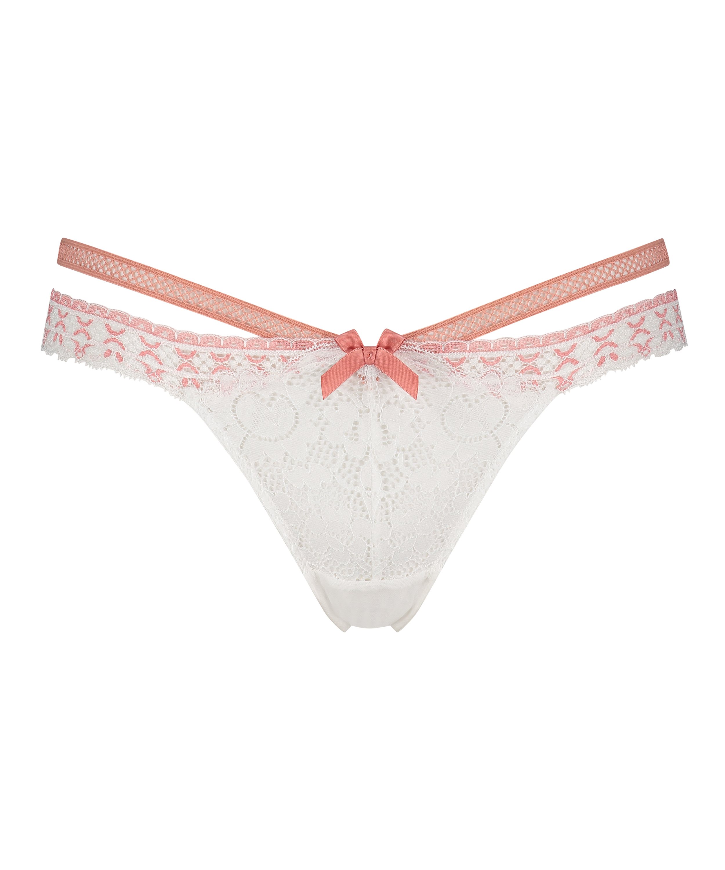 Tanga de corte ultrabajo Martha, Blanco, main