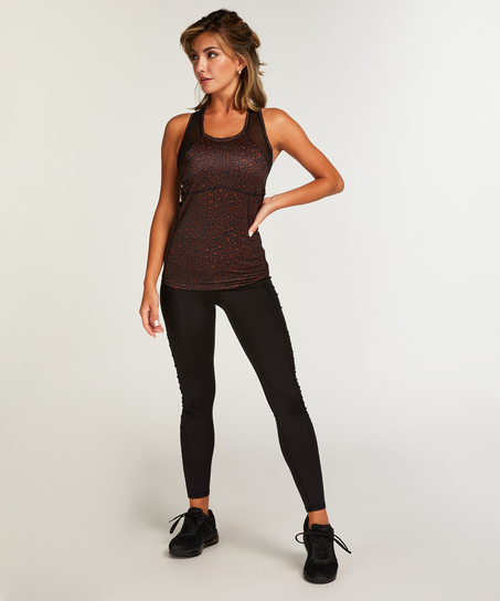 HKMX Sport tank top, Marr&oacute;n