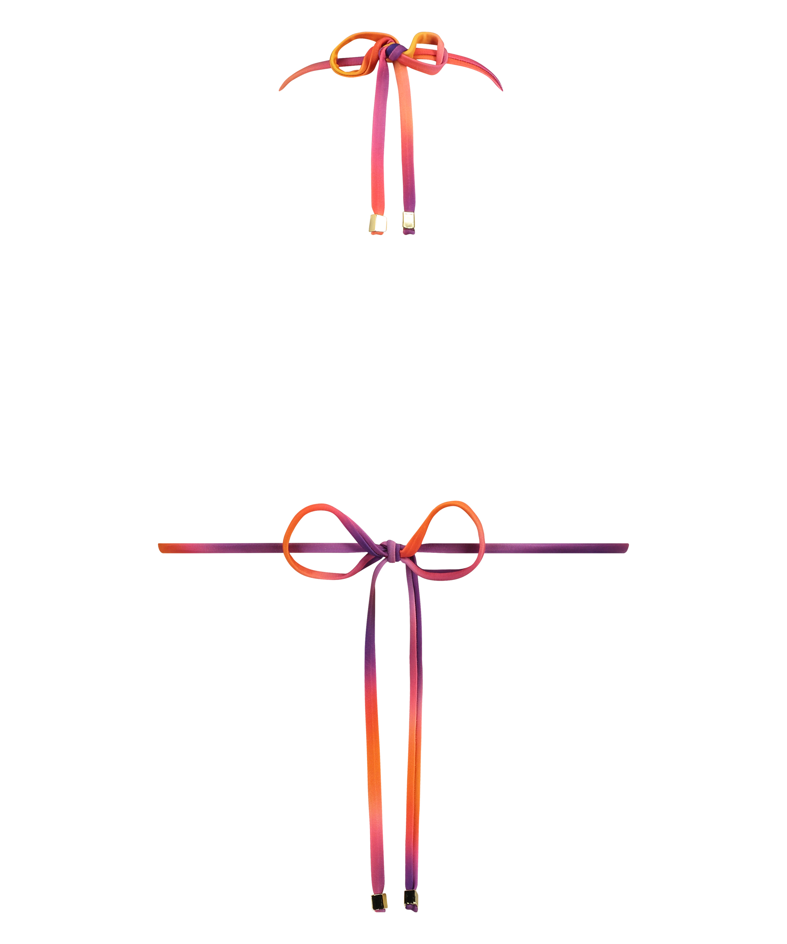 Triangular Top de bikini Sunset, Morado, main