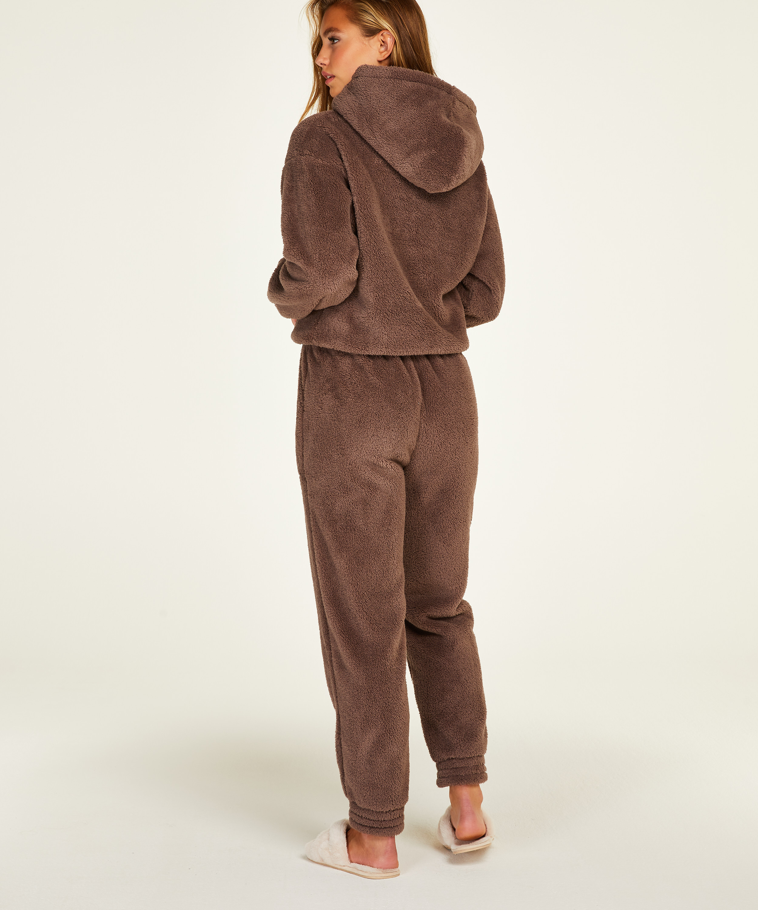 Sudadera con capucha Fleece Snuggle, Gris, main