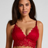 Bralette triangular Marianna, Rojo