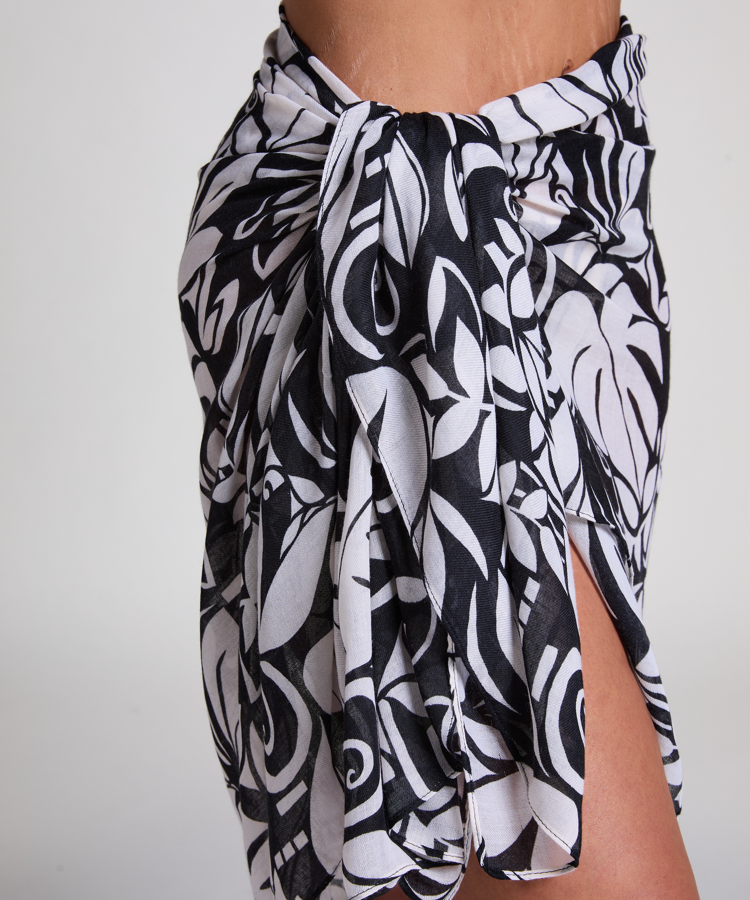 Pareo midi Mauricio, Negro, main