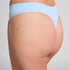 Tanga de tiro alto Dianne, Azul