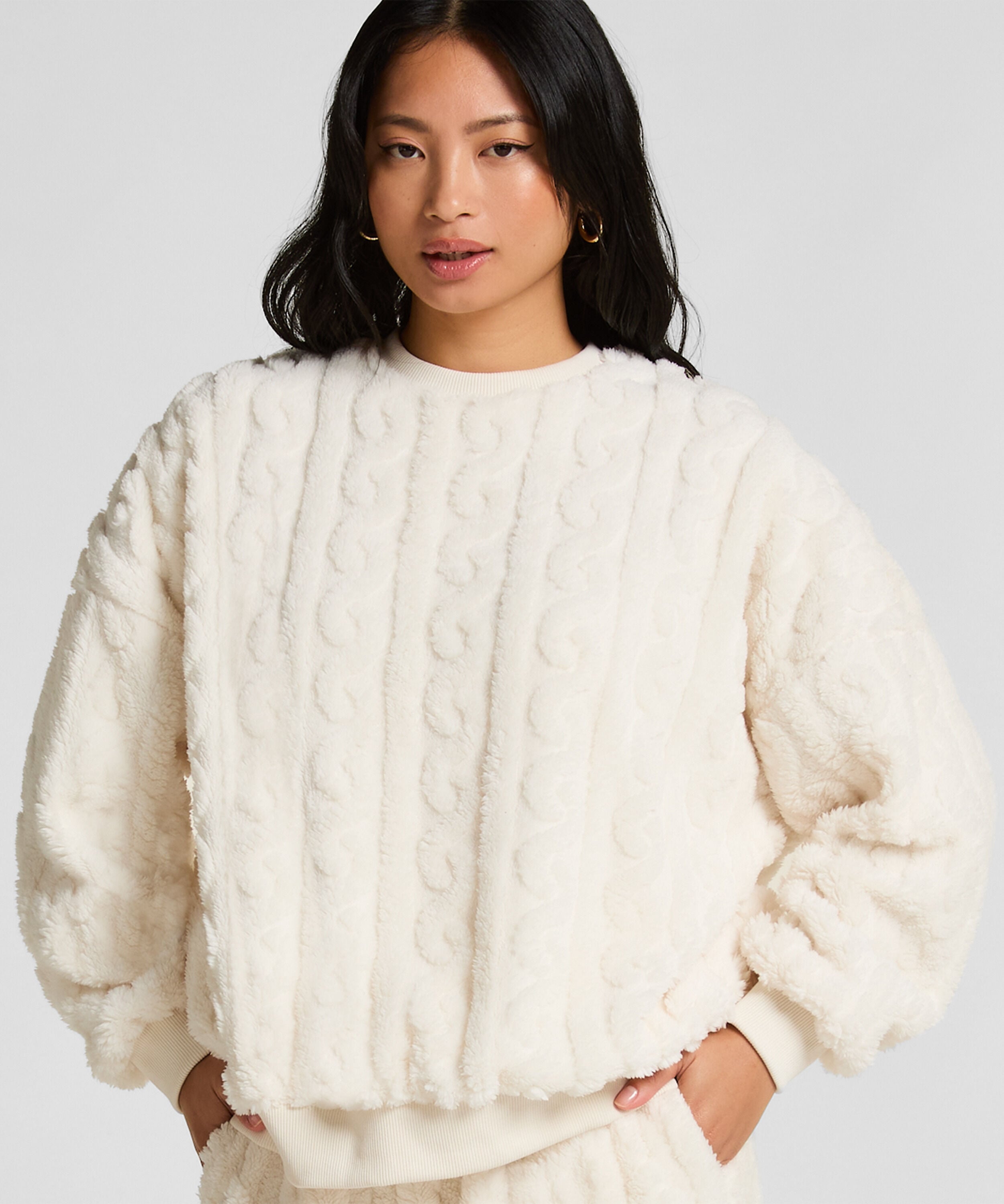 Top de ochos polar, Blanco Top de ochos polar, Blanco