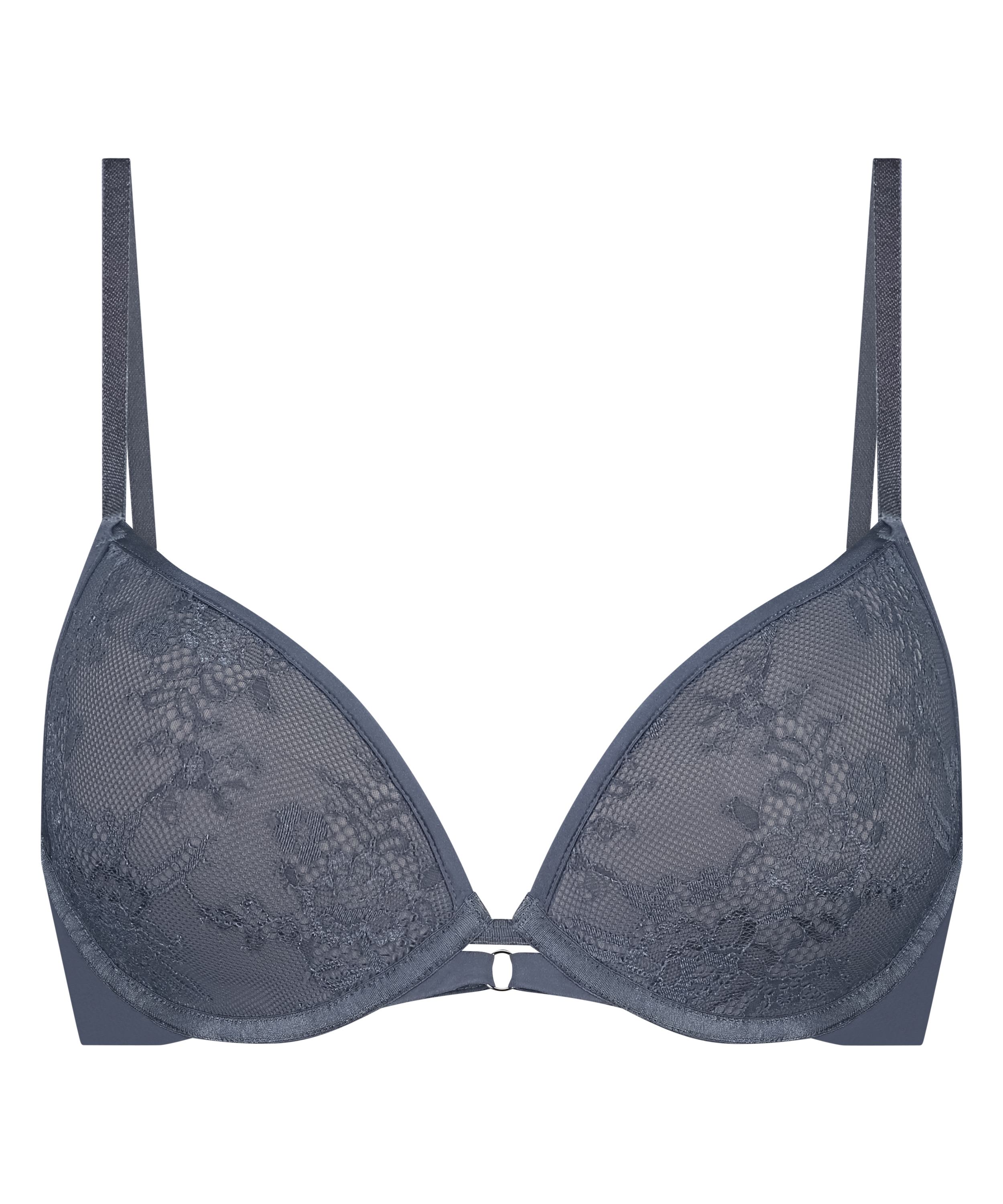 Sujetador de aros push-up acolchado Lea, Gris, main