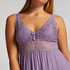 Vestido lencero Nora Lace, Morado