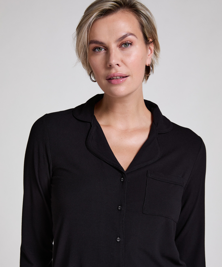 Chaqueta Rib Essential, Negro