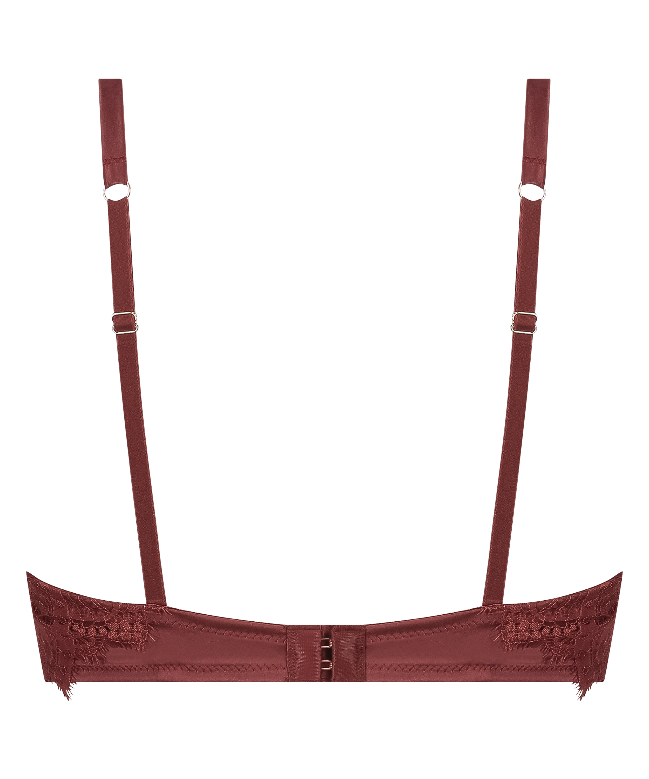 Sujetador longline de aros preformado Zoe, Rojo, main