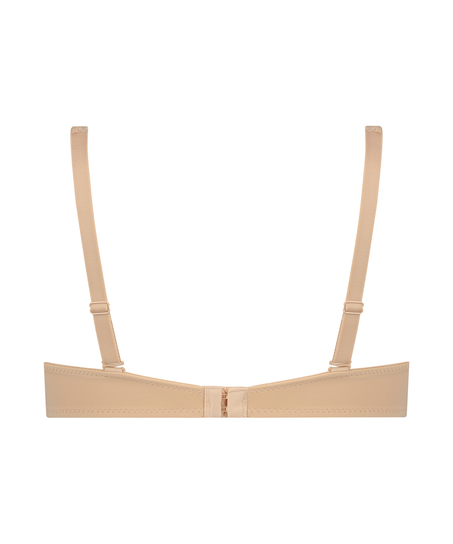 Sujetador de aros no preformado Satin Fleece, Beige