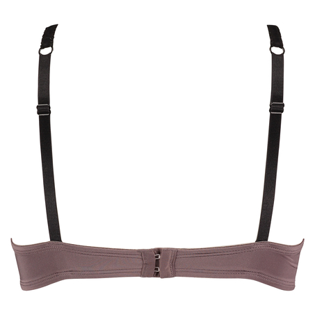 Sujetador de aros preformado Loulou, Marr&oacute;n