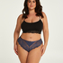 Brasileña de tiro alto Heira Curvy, Azul