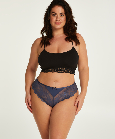 Brasileña de tiro alto Heira Curvy, Azul