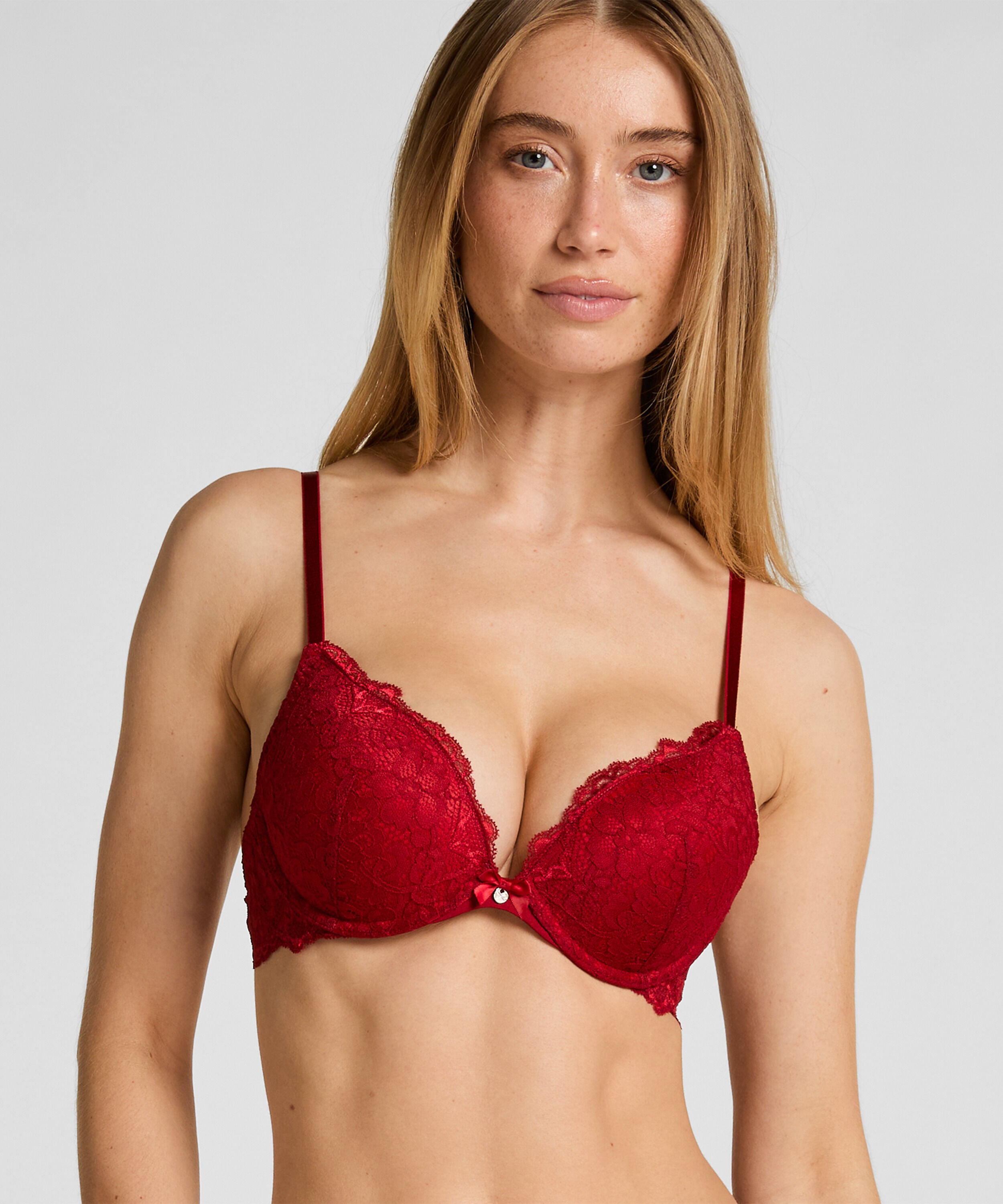 Sujetador push-up de aros preformado Marine, Rojo Sujetador push-up de aros preformado Marine, Rojo