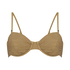 Top de bikini Goldie Shimmer, Amarillo