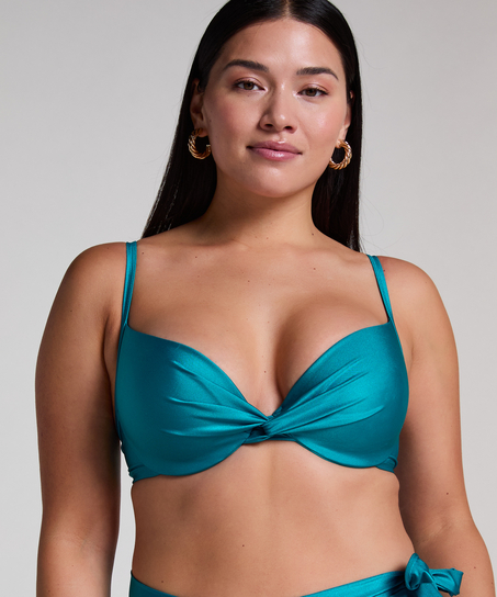 Top de bikini Aqua, Verde