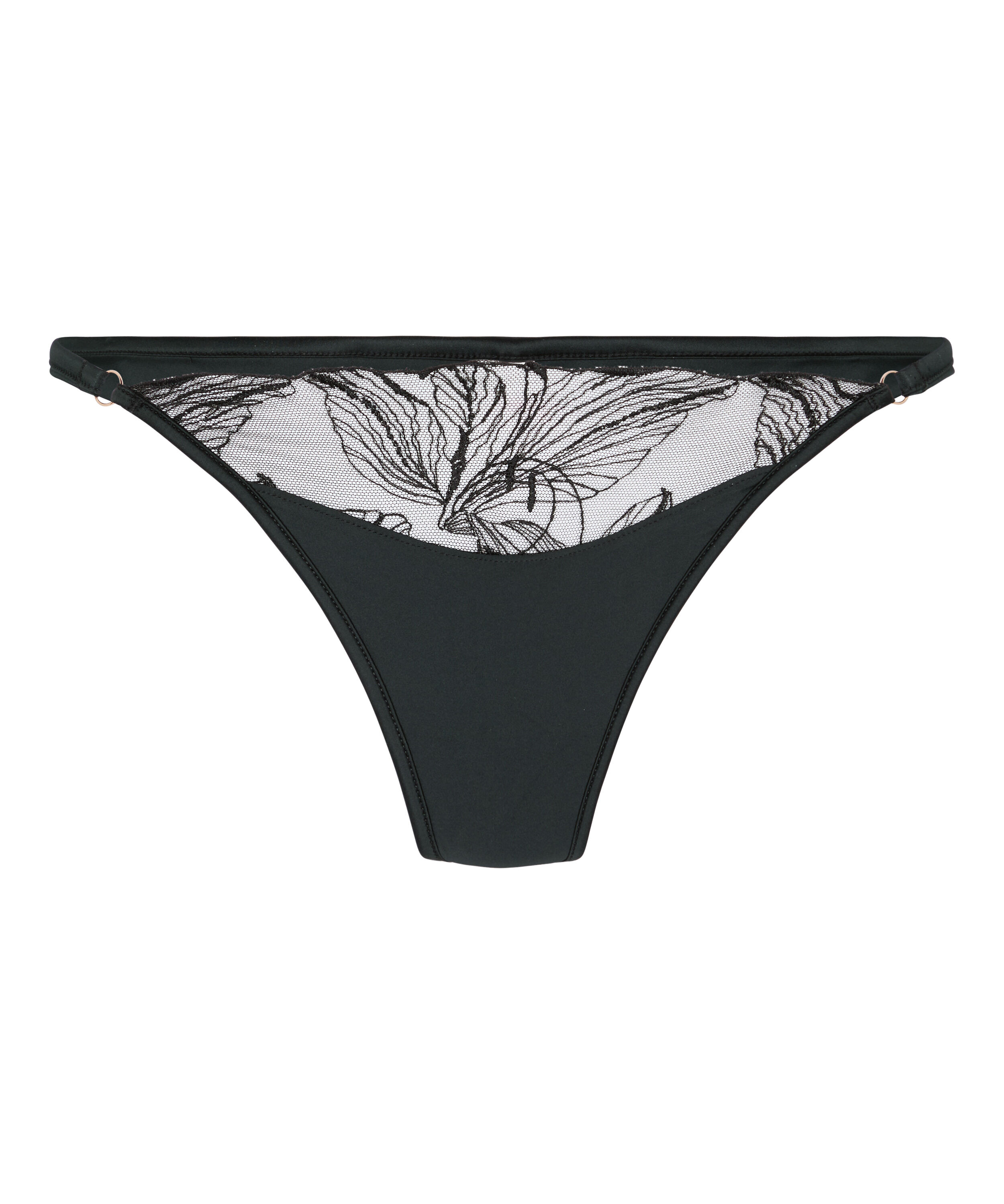 Tanga de corte alto Ellen, Negro Tanga de corte alto Ellen, Negro