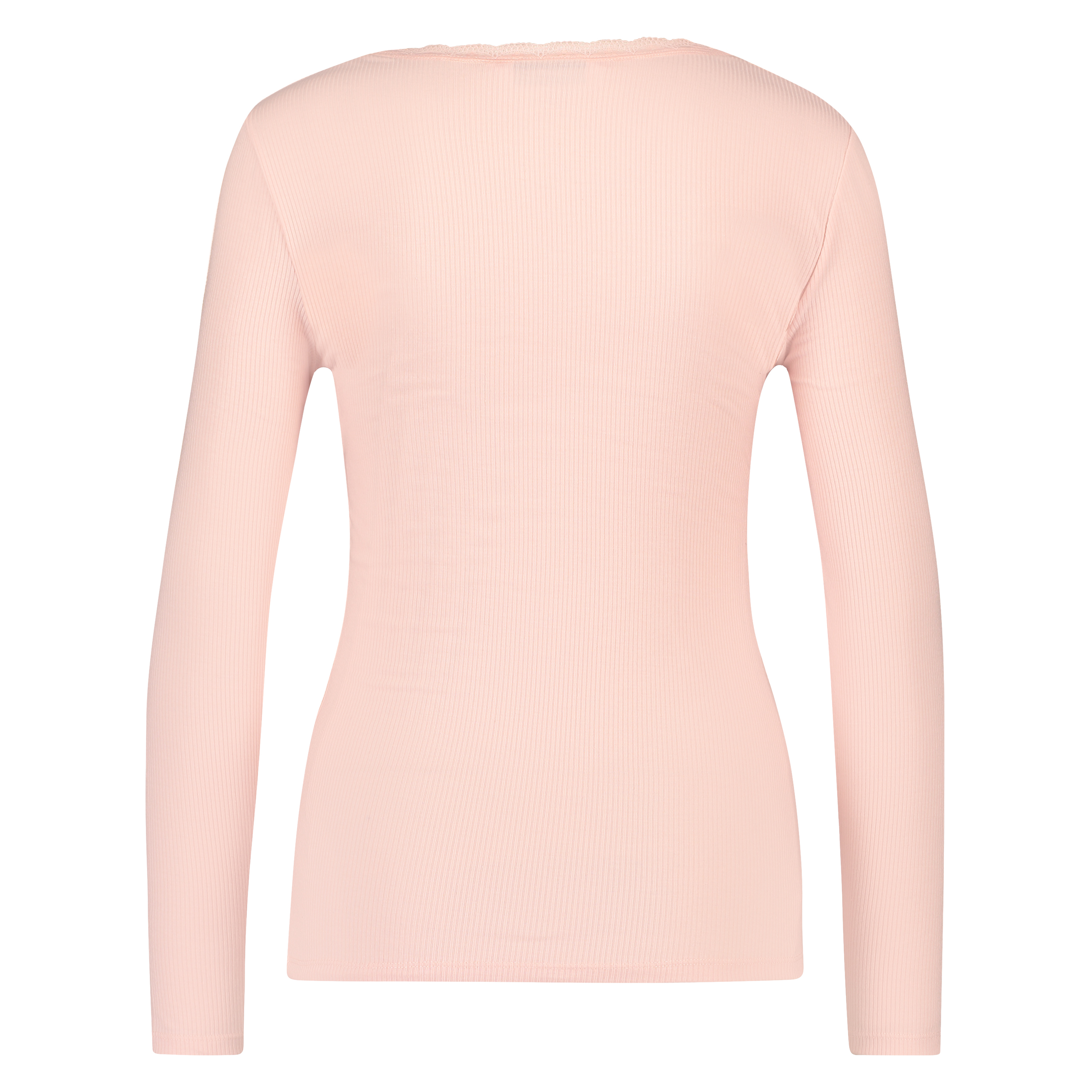 Top acanalado R-neck, Rosa, main