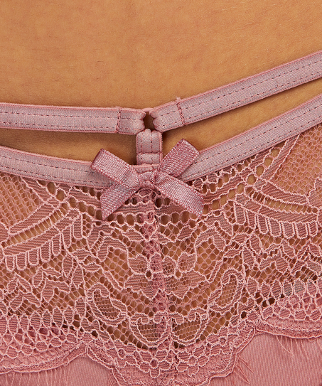 Tanga bóxer Nathalie, Rosa
