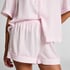Pantalones cortos de pijama tejidos, Rosa