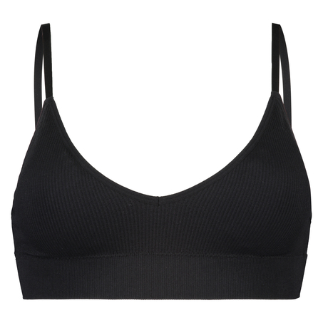 Bralette sin costuras, Negro