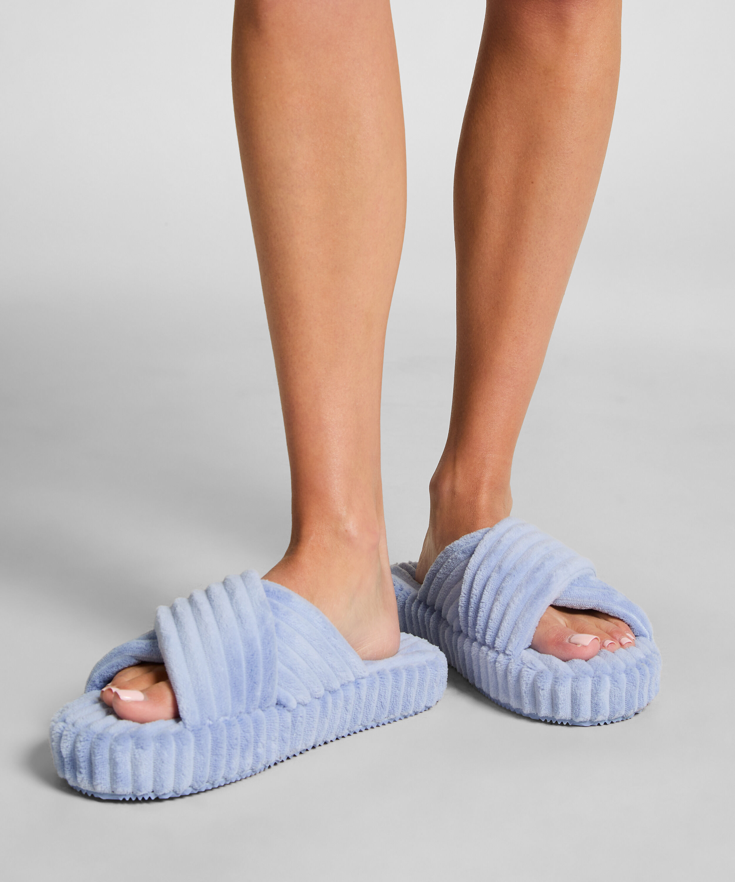 Pantuflas Costilla, Azul