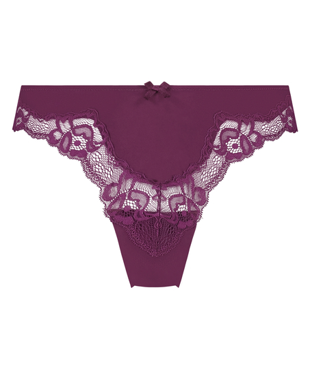 Brasileña Lace & Shine, Morado