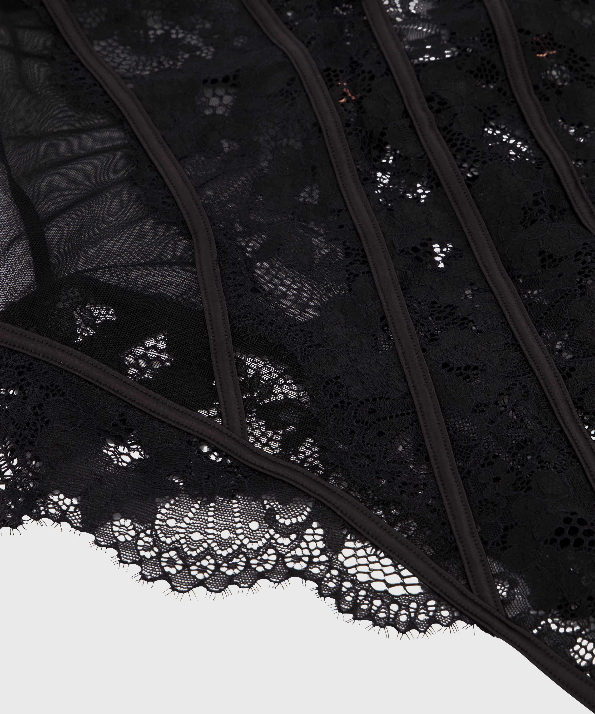 Bodi con aros Gabrielle, Negro, main