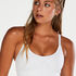 Sujetador deportivo HKMX The comfort de nivel 1, Blanco