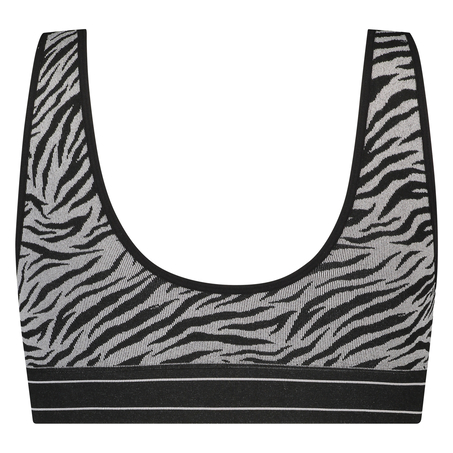 Bralette sin costuras Eliza, Gris