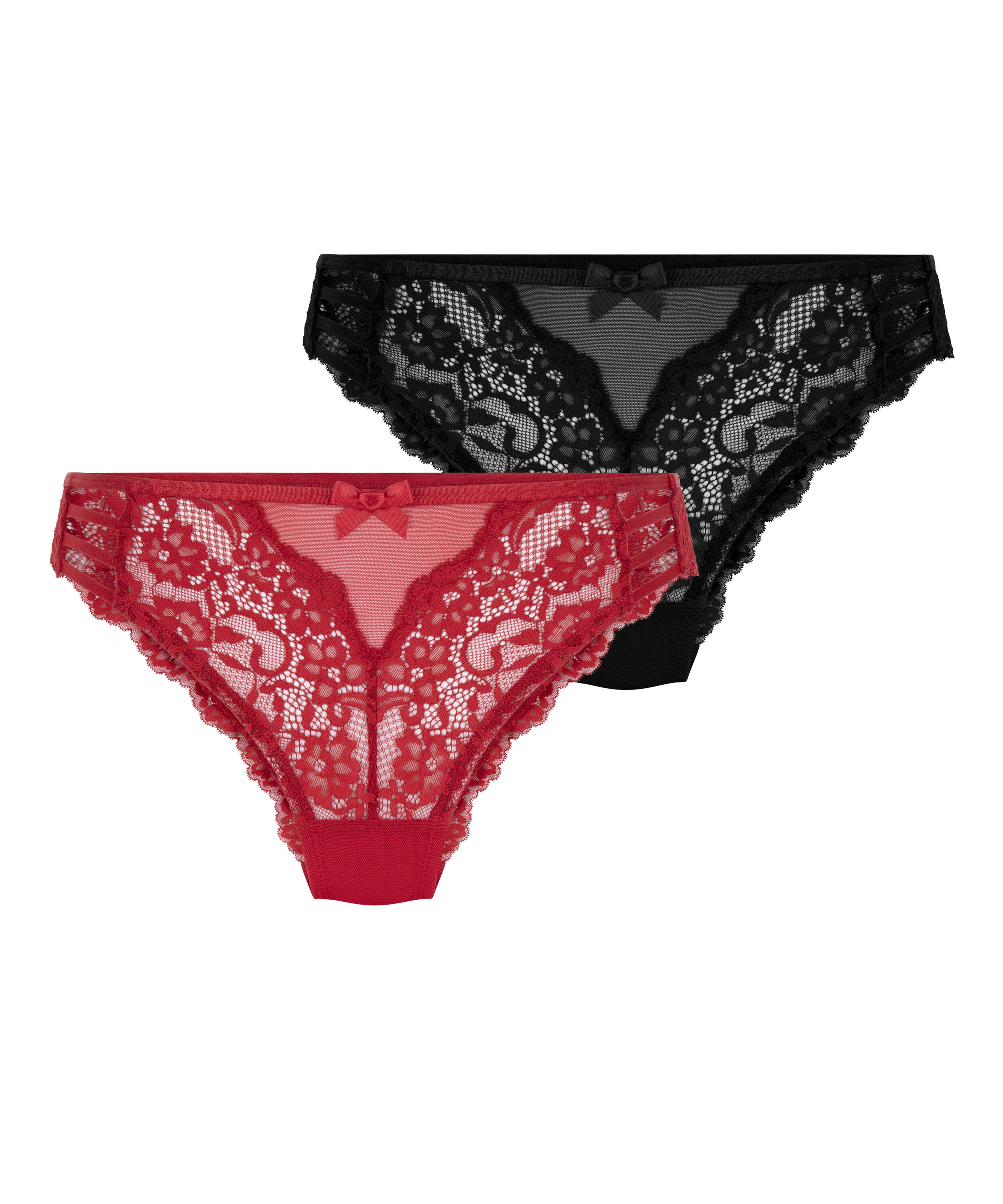 Pack de 3 brasileñas Belle, Rojo Pack de 3 brasileñas Belle, Rojo