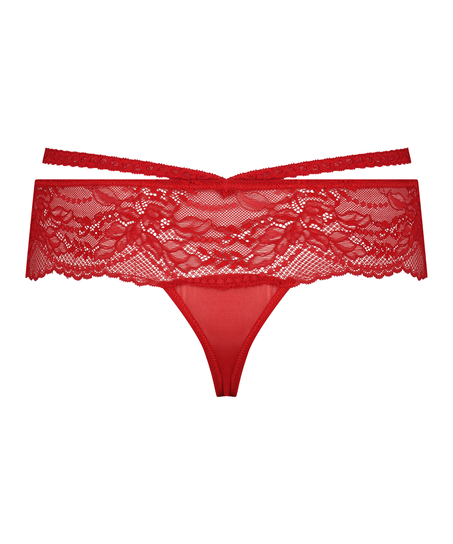Tanga bóxer Cara, Rojo