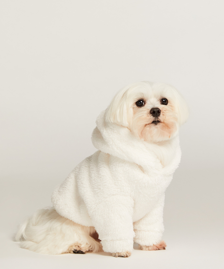 Onesie para perro, Blanco