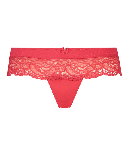 Tanga b&oacute;xer Sophie, Rojo