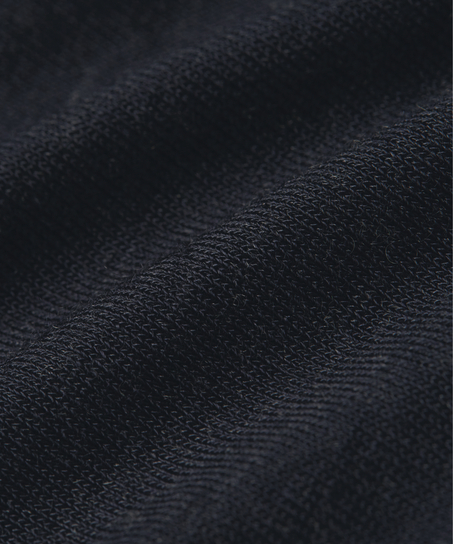 Camiseta de cachemir con cuello alto super suave, Negro