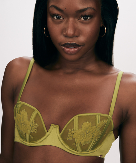 Sujetador de aros no preformado Ember, Verde