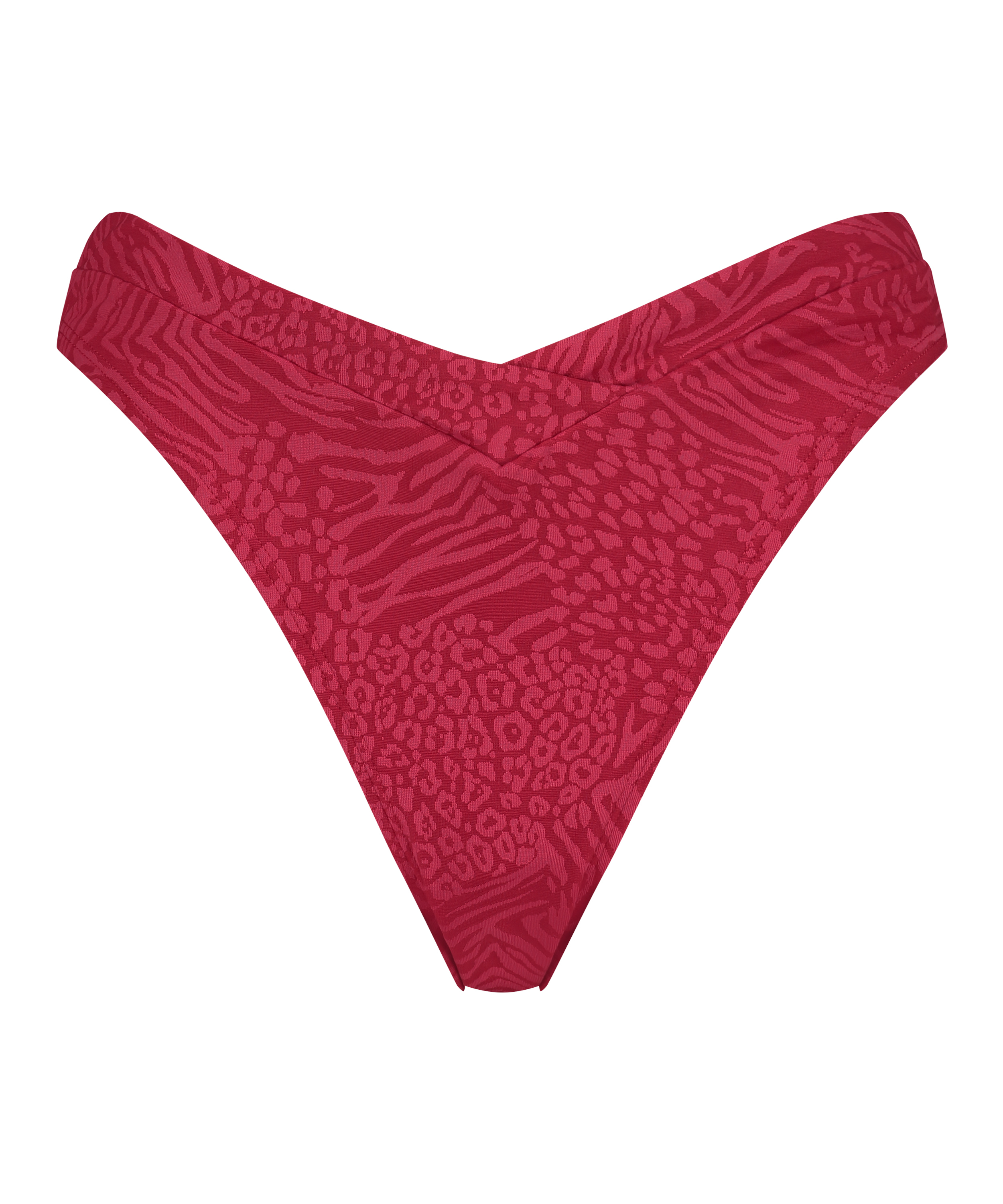 Braguita de bikini de corte alto Kai, Rojo, main