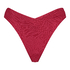 Braguita de bikini de corte alto Kai, Rojo