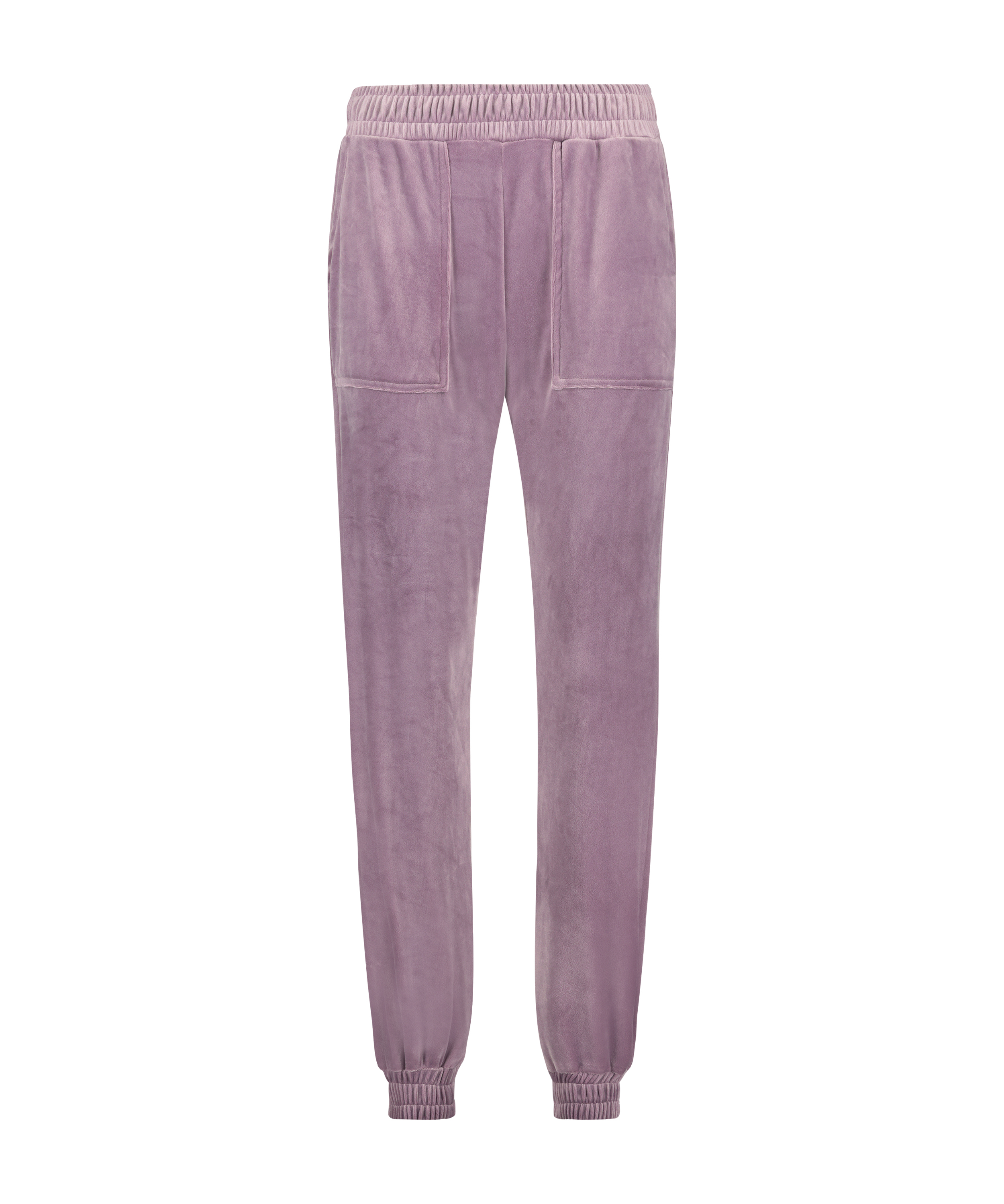 Pantal&oacute;n Tall de deporte de terciopelo, Morado, main