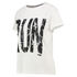Camiseta de deporte HKMX con manga corta, Blanco