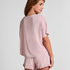 Conjunto de pijama en punto, Rosa