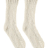 Calcetines Fluffy, Blanco