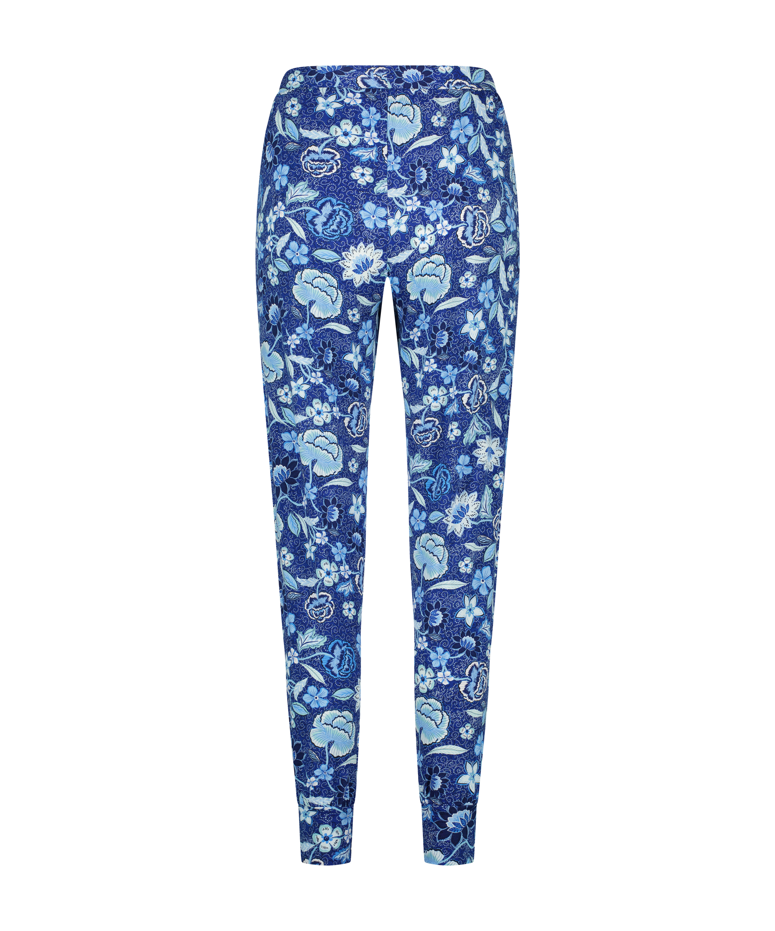 Petite Pantalón de pijama de tejido de punto, Azul, main