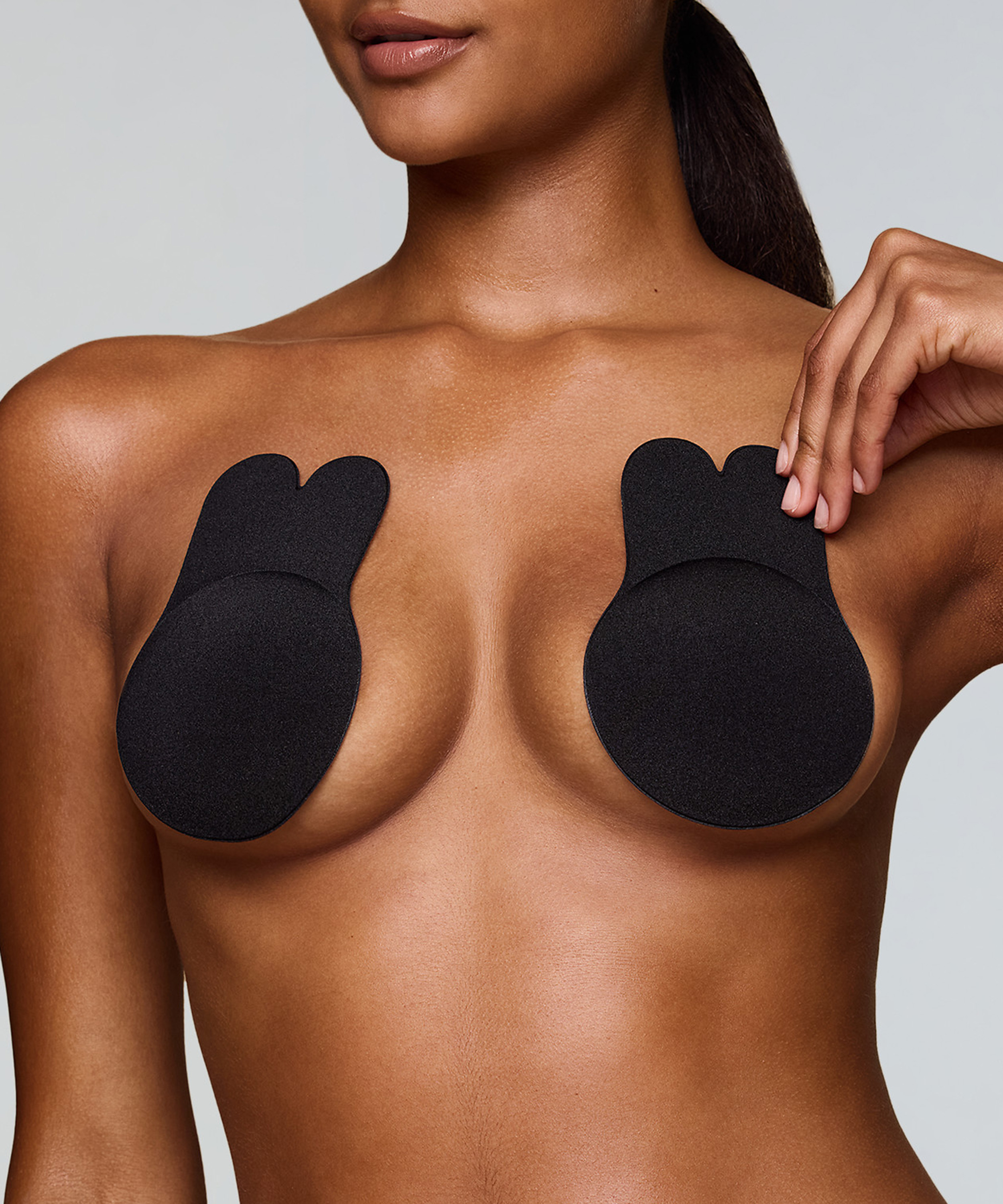 Sujetador elevador invisible, Negro, main