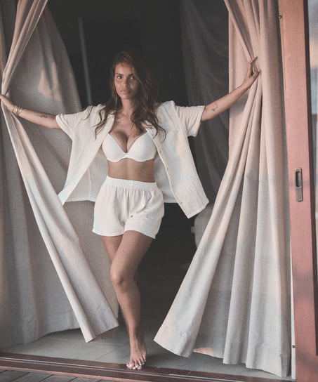 Chaqueta de muselina, Blanco