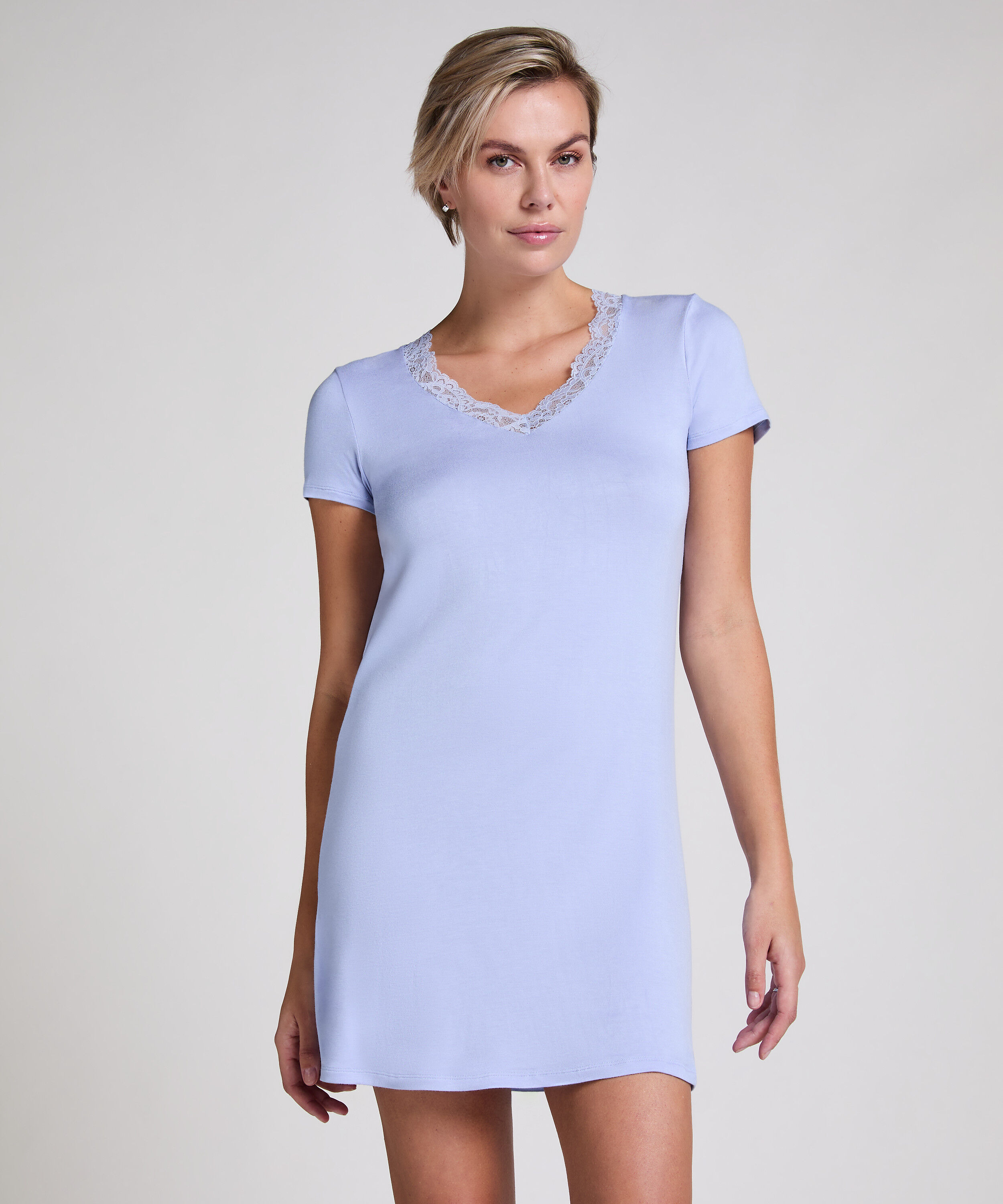 Camisón Jersey, Azul