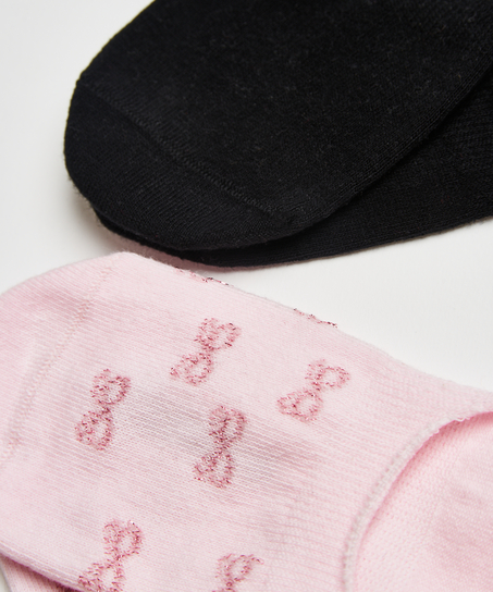 2 Pares Calcetines, Rosa