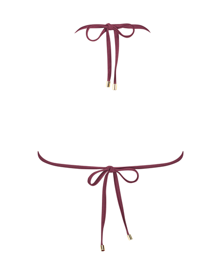 Top de bikini triangular Yucatan, Rojo