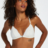 Bralette triangular preformado Rose, Blanco