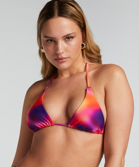 Triangular Top de bikini Sunset, Morado
